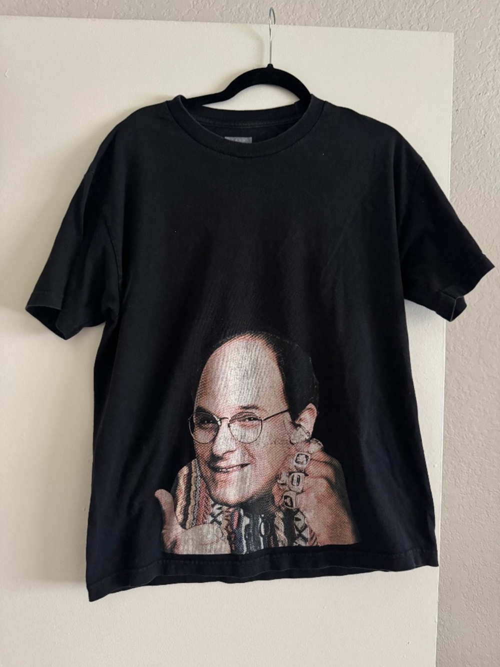 George Costanza "The Summer of George" Homage Graphic Tee | Black | Size Large
